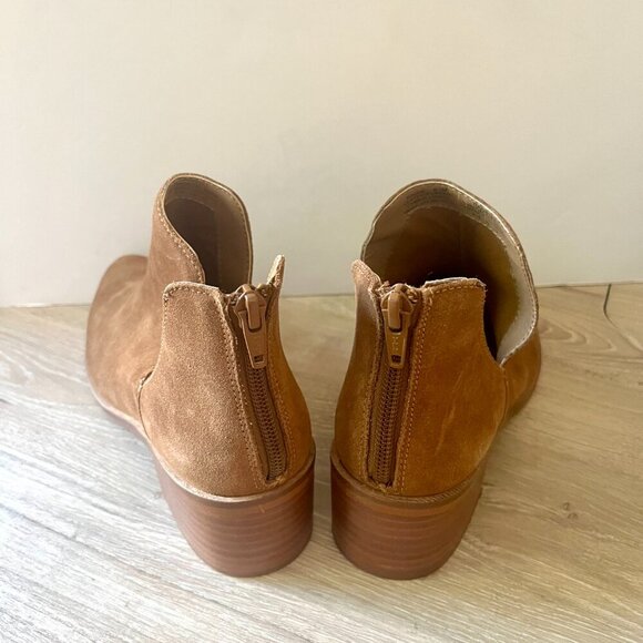 NEW Steve Madden Raisie Bootie Brown Suede Ankle Size 6.5 - Picture 5 of 7